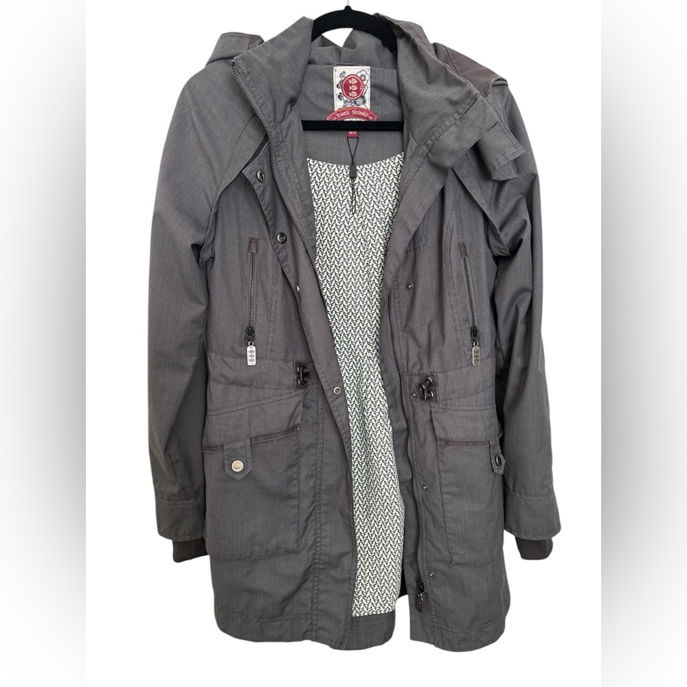 Gently used awesome gray Spring jacket!